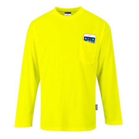  T-shirt Day-Vis z długimi rękawami Żółty