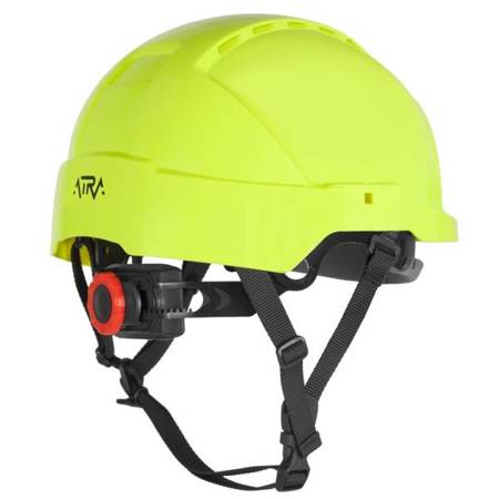 Kask/Hełm przemysłowy ochronny ATRA 10 elektroizolacyjny żółty Hi-Vis