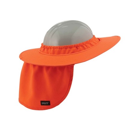 Osłona przed słońcem na kask Chill-Its 6660 Orange Hard Hat Brim with Shade